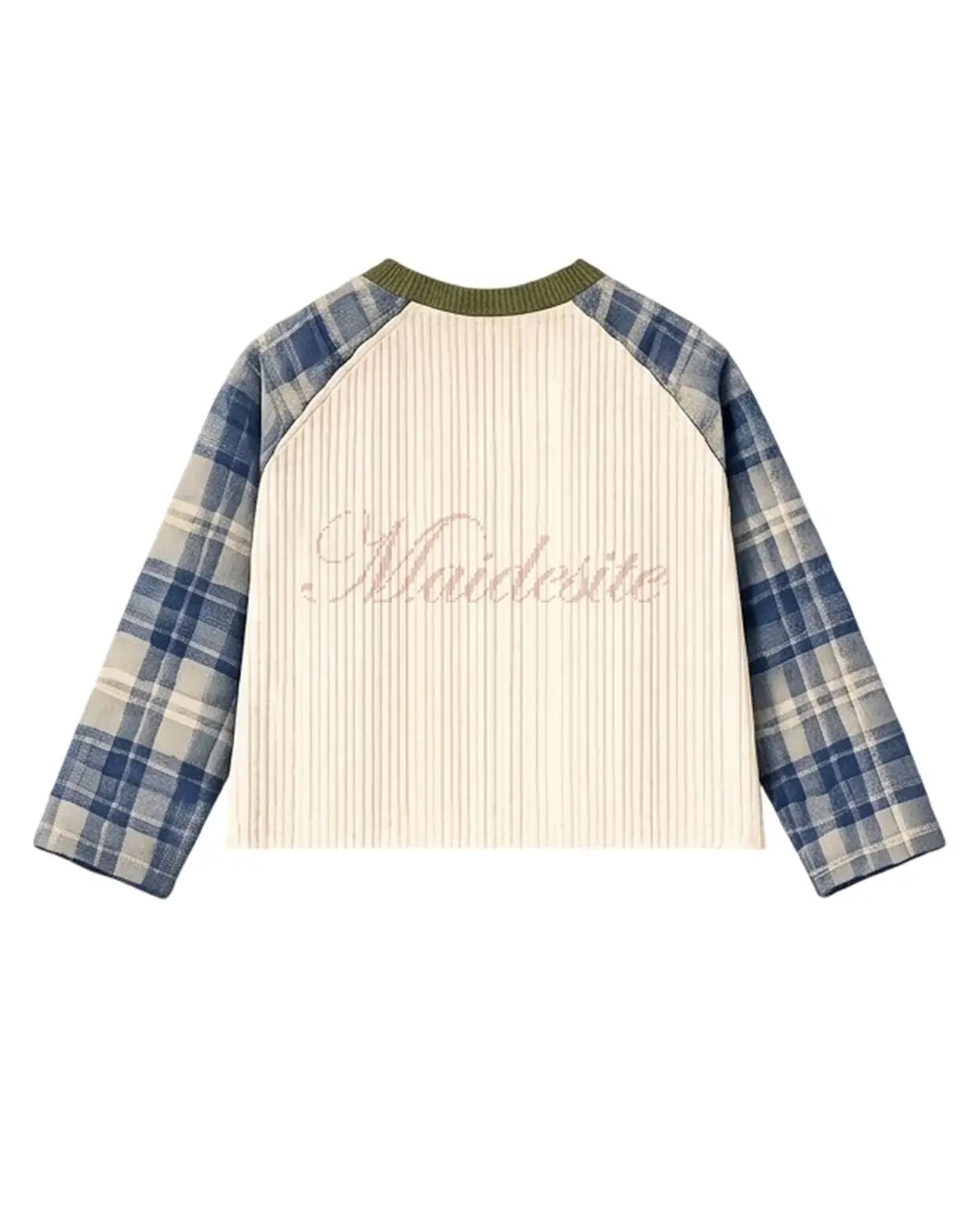 Black oversized tee with Maidesite Club logo on chest