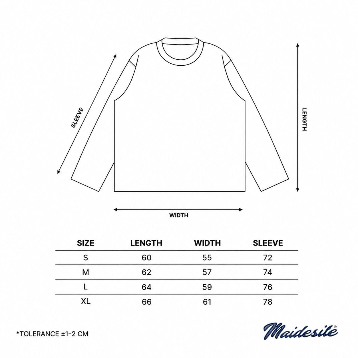 White tee with black distorted sweet mouth graphic on back