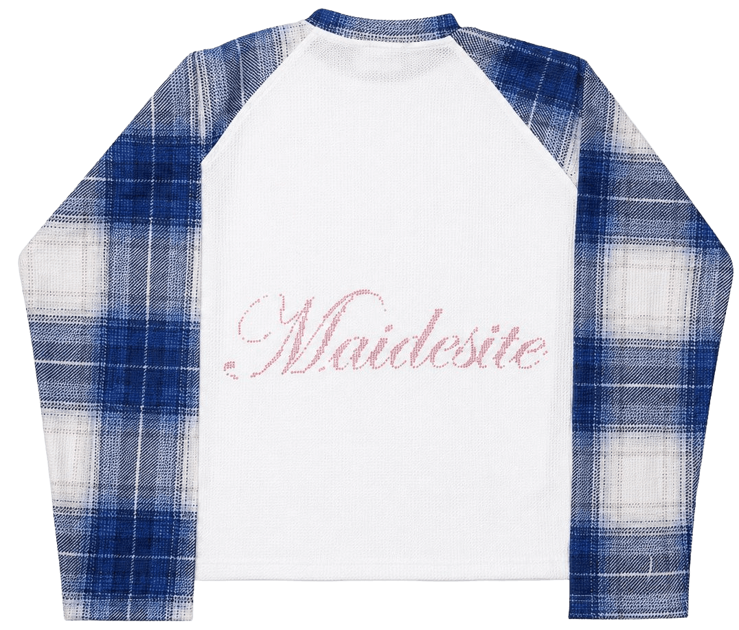 Black oversized tee with Maidesite Club logo on chest
